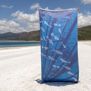 Quick-Dry 100% Turkish Cotton Woven <b>Beach</b> <b>Towel</b>-Extra Large Size - Product Image 1