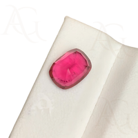 Labor gewachsen Rot Rubel lit Turmalin rosa Kissen Schneiden Sie lose Edelstein Synthetik zum Fabrik preis für Schmuck herstellung erstellt