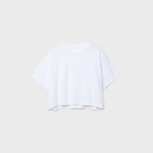 Tops cortos personalizados de algodón 100% para mujeres, ideales para boutiques de diseñadores o para regalar con estilo - Product Image 1