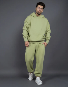 Ensemble de survêtement sportif pour homme, streetwear décontracté, personnalisable, logo imprimé, poids lourd, taille XL et plus, hiver 2025, respirant - Product Image 6