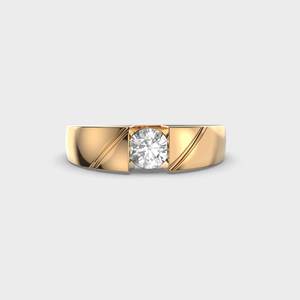 14K oro sólido ejecutivo Boda nupcial Banda 6mm laboratorio crecido diamante compromiso anillo rodio aniversario regalos para fiestas de mujeres - Product Image 1