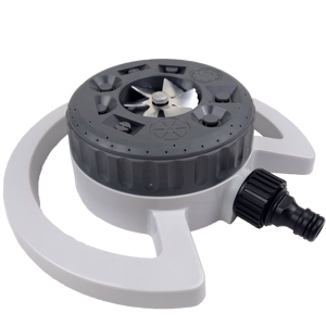 Arroseur de jardin à 9 modes de pulvérisation avec rotor escamotable et base en plastique durable pour l'irrigation des pelouses - Product Image 1