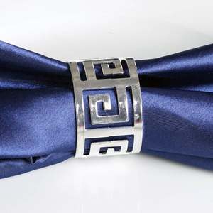 Servilleteros de latón tradicional para mesa de comedor, bodas, eventos y fiestas, vajilla, decoración, servilleteros redondos dorados - Product Image 2