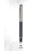 Stylo à bille métallique noir et doré simple et élégant de 0.5mm pour accessoire d'écriture à prix réduit pour l'école et le bureau