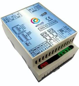 Module d'E/S WIN-IO-2DI2DO2AI WITTELB compatible AC/DC Modbus RTU RS485 pour équipement électrique, 2 entrées numériques, 2 sorties numériques - Product Image 2
