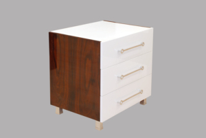 Hot Sale Modern CNC Wave Panel Painted MDF Executive Office Desk Set for Commercial Use - Product Image 3