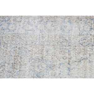 พรมตุรกี, พรมวินเทจขนาด 1.9x3.4 ฟุต, พรมขนสัตว์เปอร์เซียสีเทา - Product Image 5