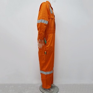 Jumpsuit 100% Cotton Flame Retardant Work Overalls Uniform Workwear Hi Vis Working Coverall <b>Reflective</b> <b>Safety</b> <b>Clothing</b> - Product Image 3