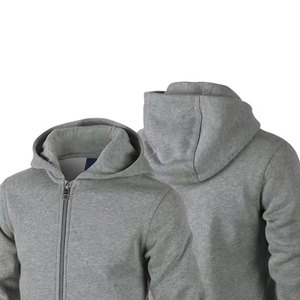 Sudaderas con capucha de Terry francés Zipup de peso pesado, sudaderas con cremallera completa de algodón de alta calidad, sudaderas con cremallera de gran tamaño para hombres personalizados - Product Image 4