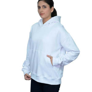 Venta al por mayor de las mujeres Casual Pull-Over sudaderas con capucha de ajuste personalizado tallas Streetwear estilo con logotipo frontal para el invierno - Product Image 6