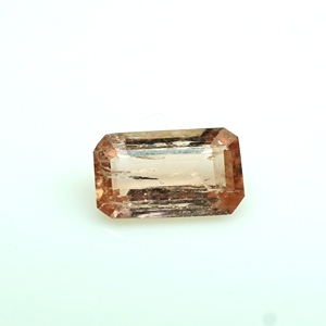 Topacio imperial rosa natural facetado en forma de octágono - Product Image 1