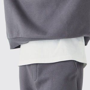 Conjunto Deportivo para Mujer, Transpirable, Informal, Corte Regular, Chaqueta y Pantalones, 100% Algodón, Diseño Liso, Estilo Hip Hop, Ecológico - Product Image 5