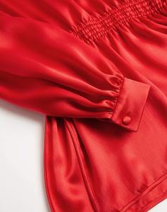 Blusa de Moda Femenina Premium de Satén Doble, Satén Suave y Brillante, Elegante y Cómoda, Disponible en Varios Colores - Product Image 4