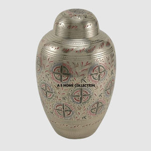 Brass New Design Golden Decorative Classic Style Adult Pet Brass and Funeral Box Keepsake Cremation Urns - Product Image 6