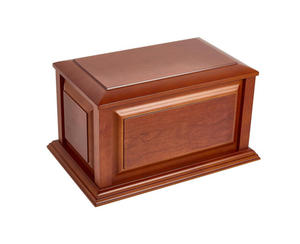 โกศไม้ทำมือสำหรับงานศพและฝังศพผู้ใหญ่ พร้อมโลโก้สั่งทำในราคาประหยัด - Product Image 1