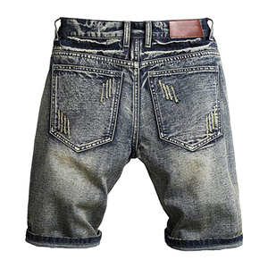 Transpirable Hombres Jean De Pakistán Denim Short Hombres Jeans Short Low Moq Buena Calidad Nuevo Diseño Hombres Jeans Short - Product Image 6