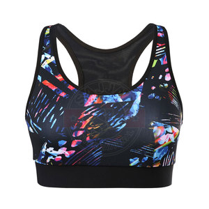Gym Wear Latest Design 2022 Customized Logo Printing Breathable Cheap Price Women Sports <b>Bra</b> Available In Different Colors - Product Image 2