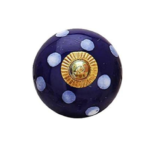 Perilla de gabinete de porcelana colorida Vintage, perillas de cajón de cerámica para uso en decoración de hogar y Hotel DE LA India - Product Image 2