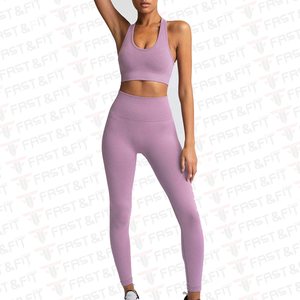 ชุดเล่นโยคะของผู้หญิงกางเกงเลกกิ้งกีฬาดีไซน์ตามสั่ง - Product Image 6