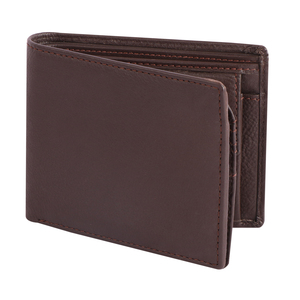 Cartera Delgada con Bloqueo RFID Ecológica para Hombre, Diseño Elegante y Corto de Cuero Genuino, Forro de Algodón, Cierre de Botón Resistente - Product Image 3