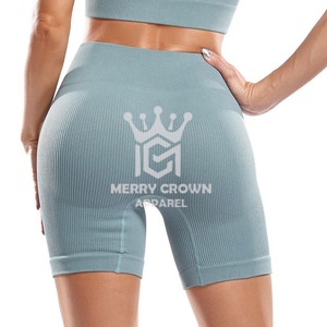 กางเกงขาสั้นเอวสูงระบายอากาศได้ดีสำหรับผู้หญิงกางเกงขาสั้นเอวสูงแบบลำลองน้ำหนักเบาฤดูร้อน - Product Image 3