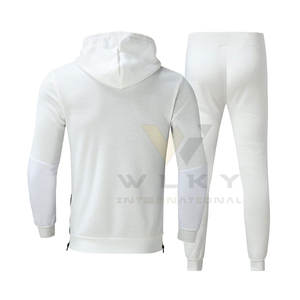 Hot Sale Slim <b>Fit</b> Cotton Plain Men Tracksuit Custom Plain Design Your Own Tracksuit for Men - Product Image 2