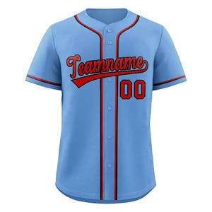 Maillot de baseball unisexe personnalisé de haute qualité maillot de baseball OEM maillot de baseball vêtements de sport de plein air avec impression de logo personnalisé maillot de baseball pour hommes - Product Image 2