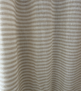 Rideaux en coton tissé écologiques classiques à rayures pour la maison, l'hôtel et les cafés, design passe-tringle toutes saisons - Product Image 3