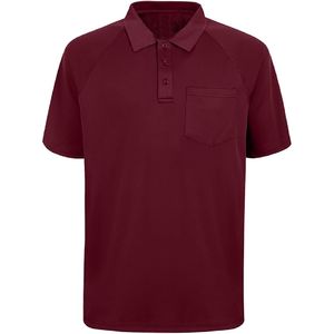 Bonne qualité été hommes séchage rapide décontracté pour polo à manches courtes Simple élégant broderie Logo tricoté tissu imprimé - Product Image 3