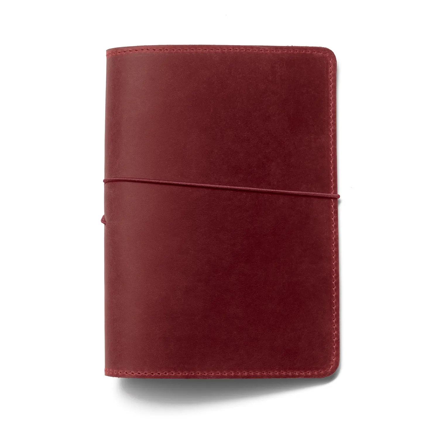 Simple Plain Design Durable Cowhide Leather Notebook Cover Professional Office Dairy Leather Notebook Protection Cover