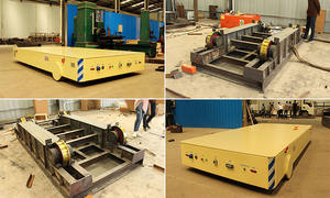 Carro de transferencia eléctrica sin rieles con control remoto inalámbrico móvil de material industrial - Product Image 4