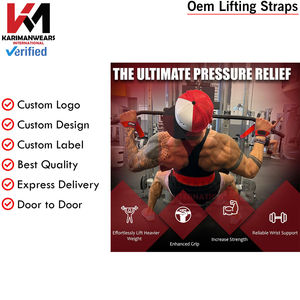 Unisex <b>Gym</b> Lifting Straps for Weightlifting Deadlift Strength Training <b>Wrist</b> <b>Support</b> Wraps - Product Image 4