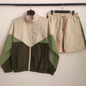 Ensemble coupe-vent imperméable léger unisexe, veste et pantalon respirants, parfait pour le jogging, la randonnée et la course à pied - Product Image 1