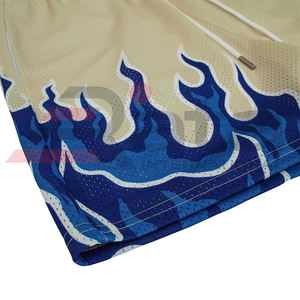 2023 été hommes Gym Running Shorts séchage rapide maille respirant Baggy plage Style décontracté avec motif solide imprimé numérique - Product Image 6