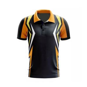 T-shirt de sport pour homme à manches courtes en jersey 100 % coton, imprimé sur mesure, anti-plis, tendance, service OEM, vente en gros - Product Image 5