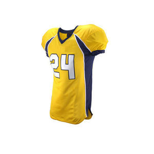 Uniforme de fútbol americano profesional 100% poliéster de secado rápido transpirable manga corta nombre de equipo personalizado todas las estaciones ropa deportiva - Product Image 2