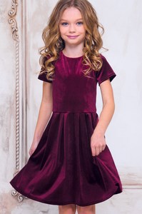 Vestidos de terciopelo Burdeos para mamá y yo, vestidos para madre e hija, vestido de sesión de fotos para madre e hija, vestidos para niñas - Product Image 5