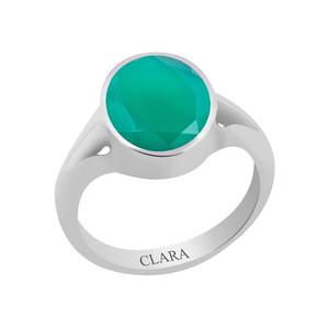 Anillos de Ónix Verde Natural Certificado, Piedras Preciosas Hakik para Uso Diario - ¡Compre Ahora! - Product Image 1