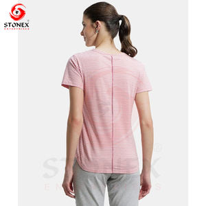 2025 course T-shirts haut de sport femmes haut court Fitness entraînement Yoga vêtements haut de Sport pour femmes entraînement dames chemises de sport - Product Image 3