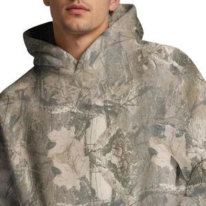 Sudadera con Capucha Personalizada al por Mayor, Sudadera Informal de Calle con Estampado de Camuflaje RealTree, Sudadera con Estampado de Caza y Jungla para Acampar - Product Image 3