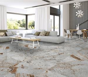 Azulejos de porcelana pulida moderna de 800x1600mm, acabado superficial de alto brillo, decoración de suelo de pared Interior antibacteriana para habitaciones para - Product Image 1