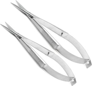 2 castroviejo กรรไกรตัดตรงคม/คม4 "& 4.5" สแตนเลสเครื่องมือจักษุ, เครื่องมือแพทย์ - Product Image 1