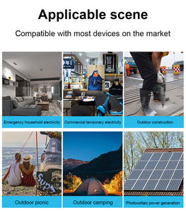 Convertisseur d'énergie portable HOULI 24V 48V 1600W à onde sinusoïdale pure, onduleur de voiture DC 12V vers AC 220V, convertisseur d'énergie domestique - Product Image 5