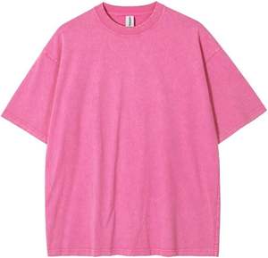 Camisetas de Algodón Orgánico Vintage para Hombre, Personalizadas, Extra Grandes, Lisas, 100% Algodón, Lavado Ácido, Venta al por Mayor - Product Image 3