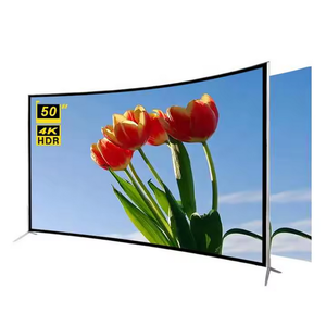 Téléviseur intelligent LED 4K Ultra HD 50 pouces, écran incurvé, Android - Product Image 1