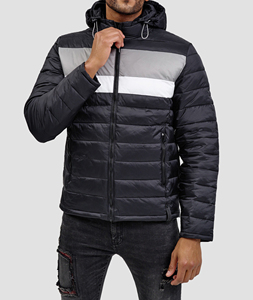 Matériau en nylon et polyester de haute qualité Veste bouffante personnalisée pour hommes Veste bouffante rembourrée en duvet bulle - Product Image 4