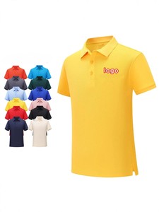 Nouveau T-shirt Polo Homme d'été à manches courtes, coupe ajustée, de haute qualité, avec logo personnalisé, couleur unie, col classique - Product Image 5