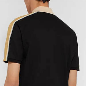 Polos pour hommes en coton 100% à manches courtes décontractés Tissu doux et confortable Logo brodé Polos pour hommes - Product Image 5