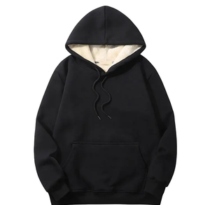 Jersey de algodón para mujer, Top corto, sudadera forrada con estilo francés, Sudadera con capucha recortada con logotipo personalizado para gimnasio, correr, longitud larga - Product Image 5