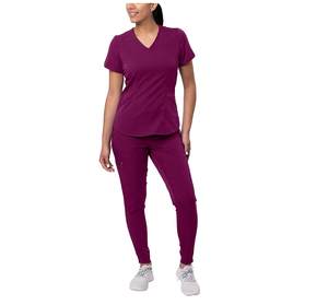 Uniformes de gommage médical pour femmes | Ensembles d'uniformes d'infirmière en coton Polyester de qualité supérieure Logo personnalisé - Product Image 3